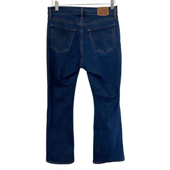 Levi's Curvy Bootcut Women's Mid Rise Blue Denim Jeans size 30x30 - Picture 2 of 10